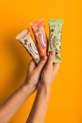 Kanapių proteino batonėliai - visų skonių rinkinys (3x4 vnt. dėžutė)