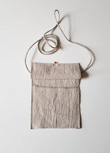 Rankų darbo krepšys iš kanapių pluošto (200x175mm)