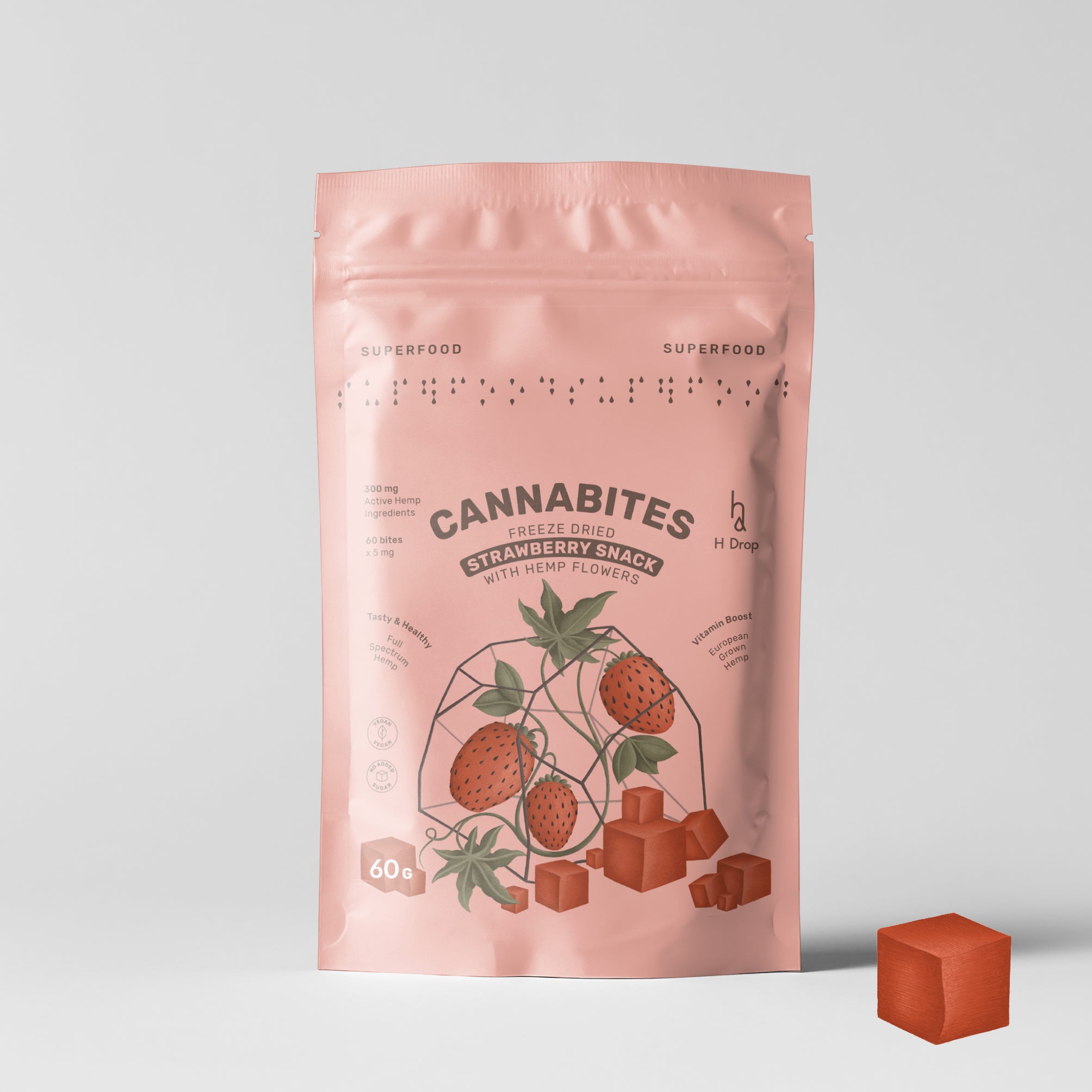 Cannabites - Visų skonių rinkinys (60 kubelių x3)